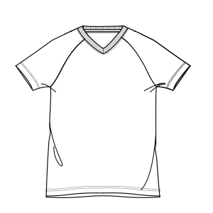 Patron ropa, Fashion sewing pattern, molde confeccion, patronesymoldes.com Camiseta futbol 2987 NENES Remeras